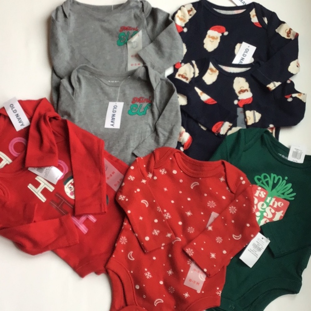 2 for  $14 Long-Sleeve Holiday Bodysuit